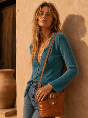 Classic Vintage Genuine Leather Crossbody Bag